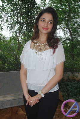 South_Actress_Tamanna_In_White_Dress