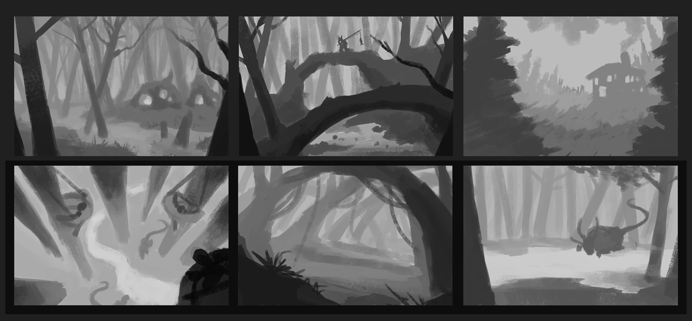 Dieter Miller - Characters and Environments: Environment Thumbnails