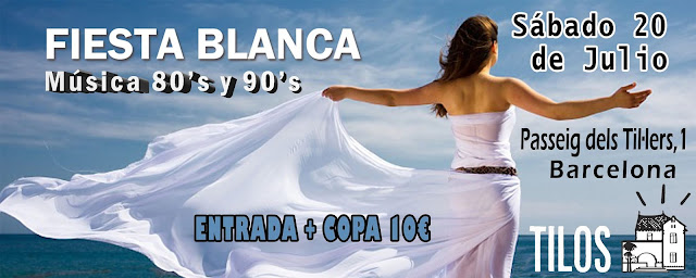 Fiesta Blanca 80s y 90s en Los Tilos