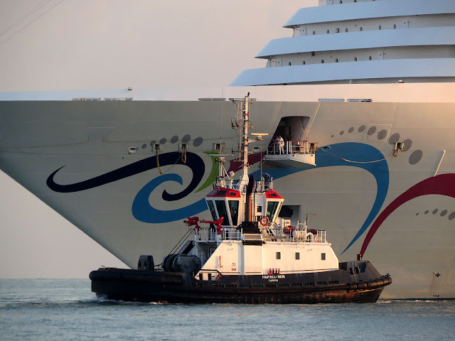 Cruise ship Norwegian Epic, IMO 9410569, port of Livorno