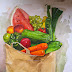 31Food watercolor ideas&contrast and brightness of colors, come to see my tips