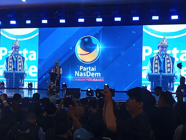 DPW Nasdem Se-Sumsel Siap Menangkan Anies Baswedan Menjadi Presiden RI Periode 2024-2029