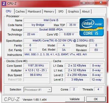 Fujitsu Lifebook LH772 CPU Show