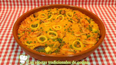 Receta rápida de arroz de marisco