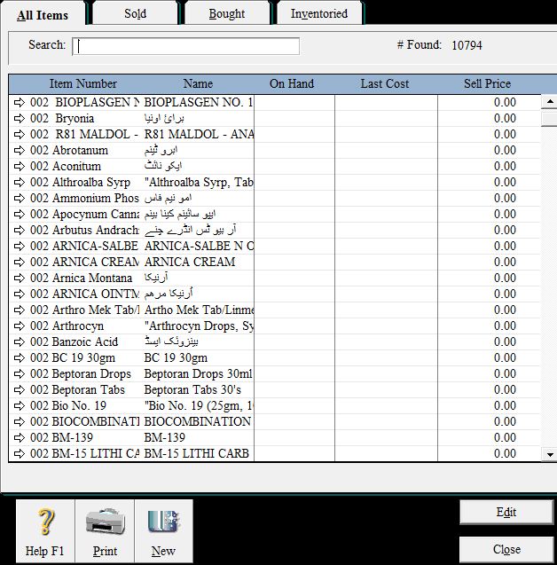  Homeopathy prescription software's data for diagnose the medicine 