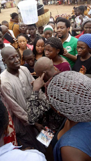 Photos: Nigerian Church Choir allegedly restores sanity to a mentally challenged man through praise & worship