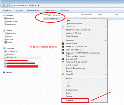 Cara Sharing File/Folder di Windows 7
