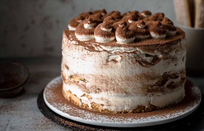 Tiramisu Cake #cake #recipes