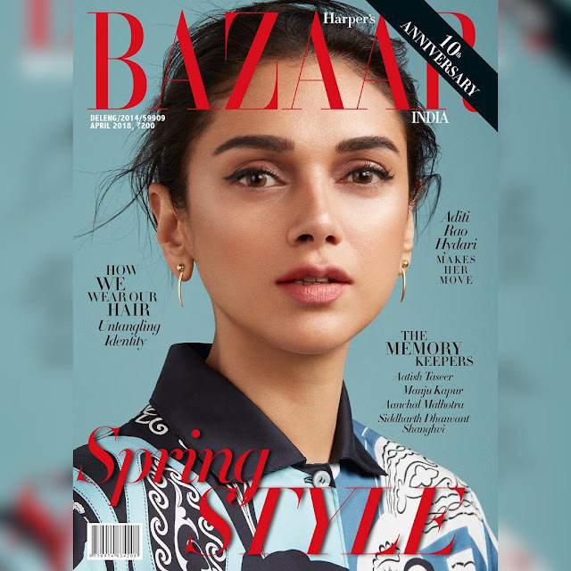 Aditi Rao Hydari on Harper Bazaar Magazine Cover