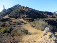 View north at 6-point junction and Mt. Hollywood, Griffith Park