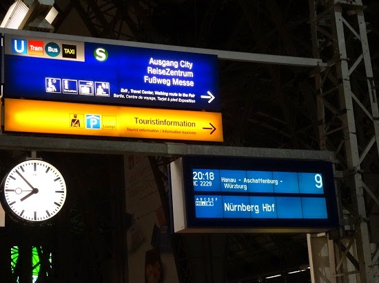 世界遺産巡り 海外旅行写真集 フランクフルトからニュルンベルクへの電車での行き方