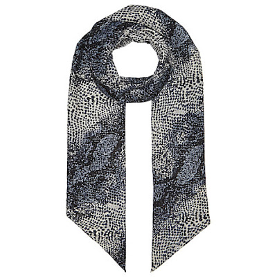 John Lewis Reptile Print Skinny Scarf