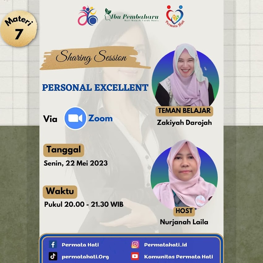 REVIEW SHARING SESSION "PERSONAL EXCELLENT"