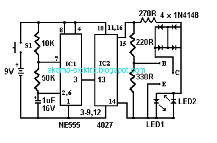 Alat Uji Transistor schematic diagrams repair design 