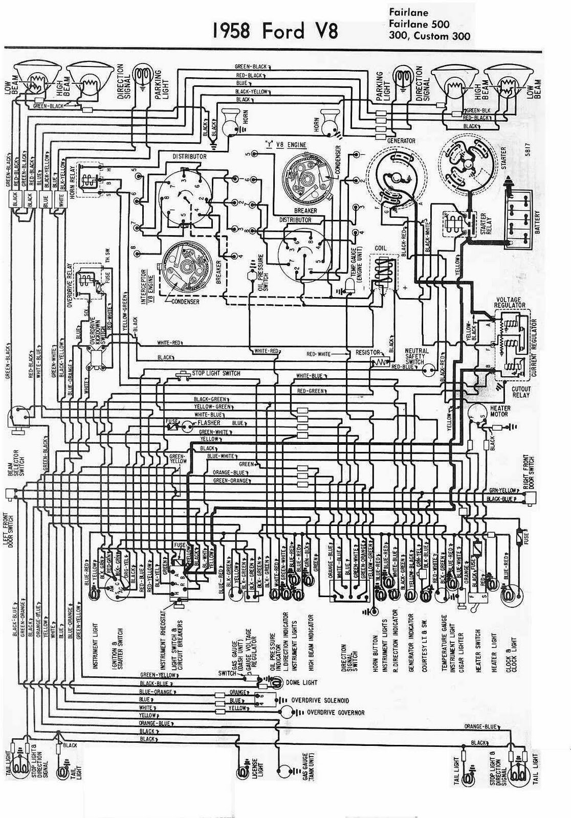 Ford Motor Wiring Diagram Schematic