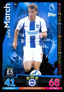 Match Attax 2018-2019 Brighton & Hove Albion Premier League