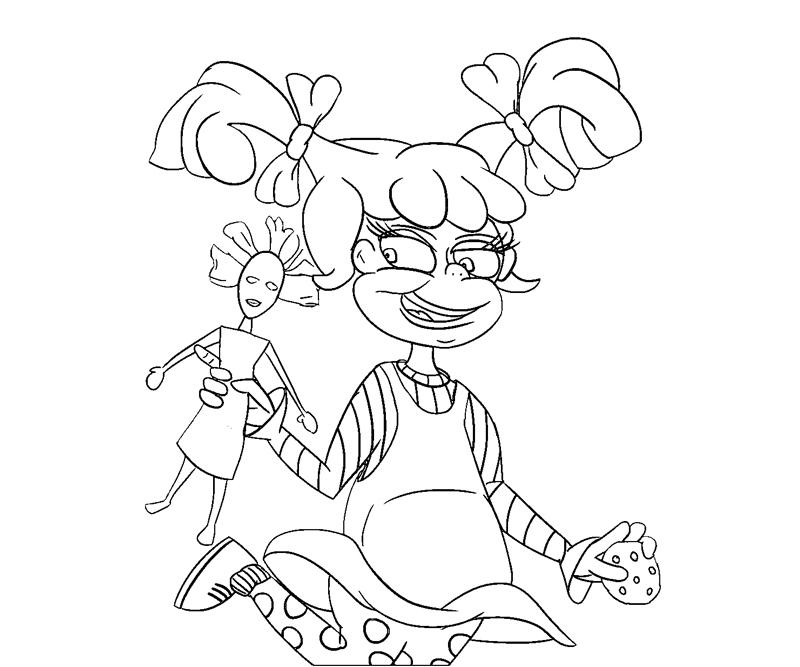 Printable Angelica 5 Coloring Page