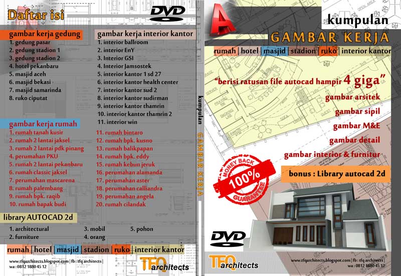 Kumpulan Gambar Kerja Autocad Lengkap