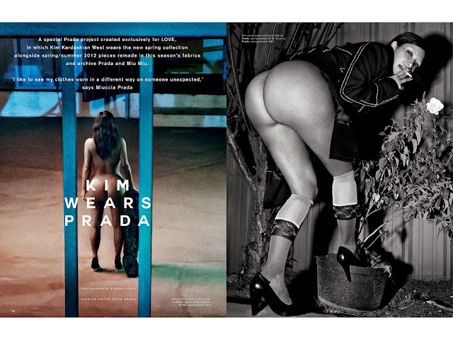 Download Foto Nude Kim Kardashian Untuk Majalah LOVE