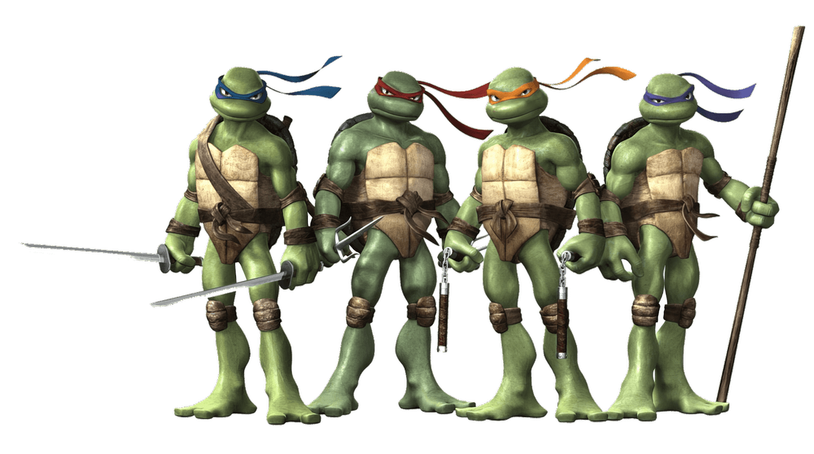 stora bilder av las tortugas ninja med genomskinligt bakgrund i png-format