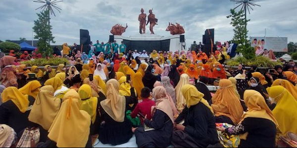 Ribuan warga ikuti 'Riau Mengaji' di Trotoar Pekanbaru