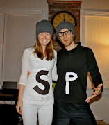 homemade costumes: salt + pepper shakers. thank you jane for the ideathis .