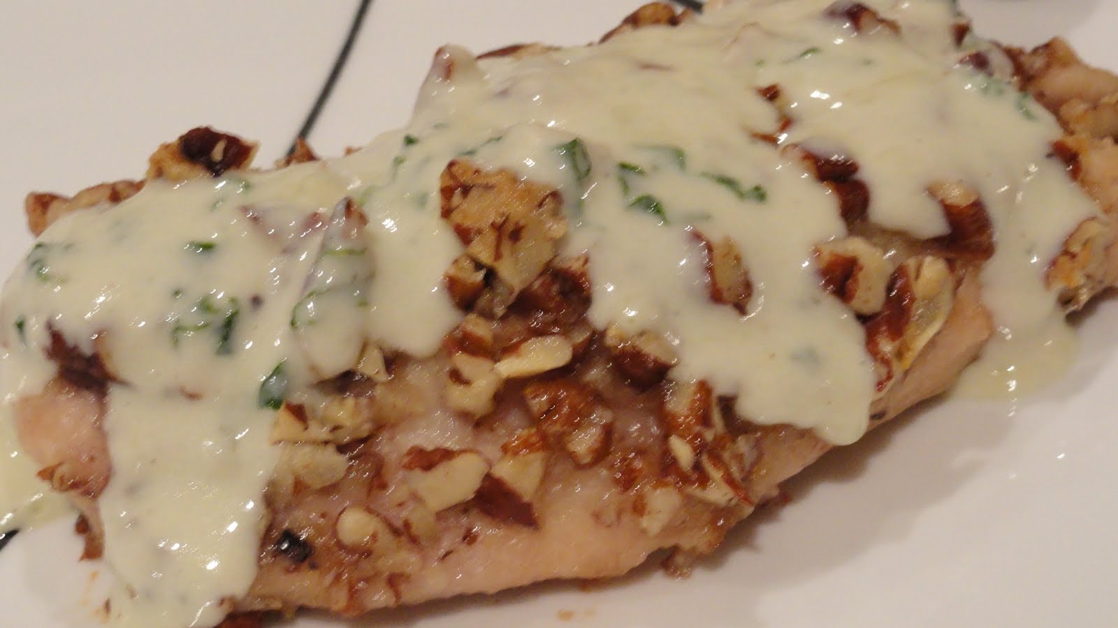 The On-Call Cook: Pecan Chicken with Bleu Cheese sauce