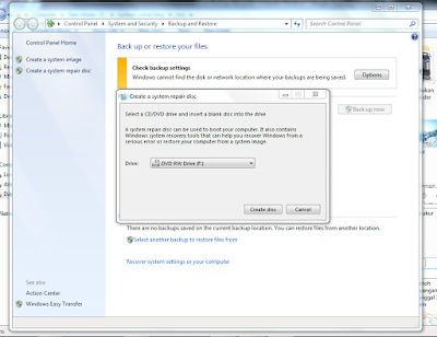 Cara Backup data pada Computer Windows 7 dengan Benar