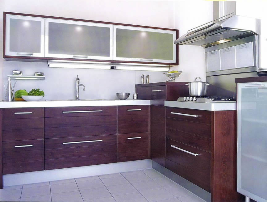 Dark Brown Kitchen Cabinets