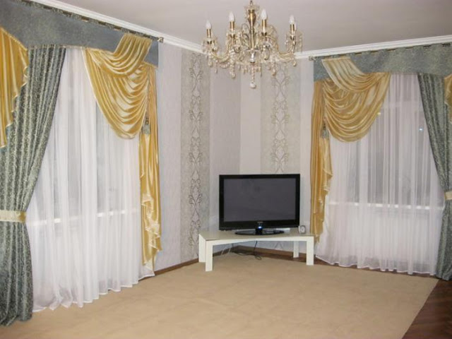 silk and velvet curtain designs for living room