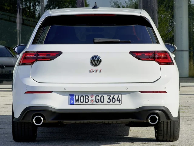 White VW Golf GTI Mk8