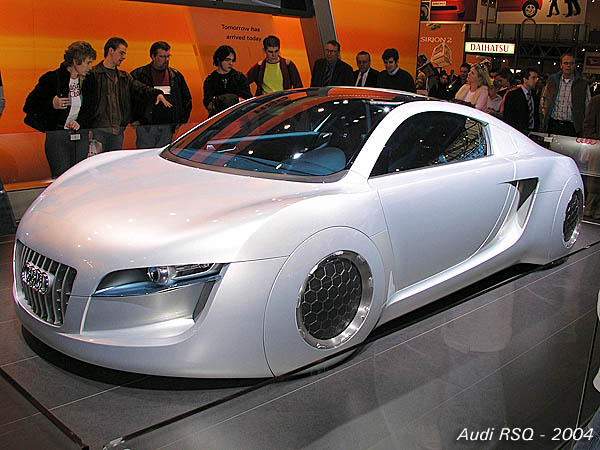 Audi RSQ concept The Audi RSQ is a midengined concept car developed by 