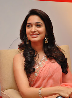 Tamanna In Pink Saree