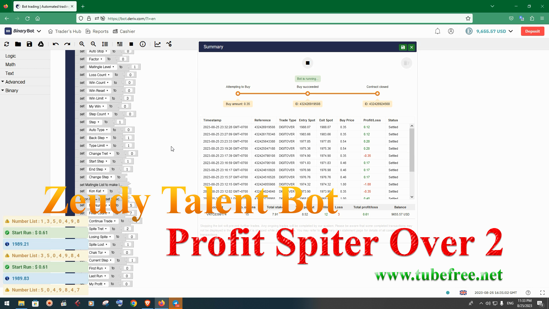 Profit Spiter Over 2 – Zeudy Talent Bot – Free Premium Bot