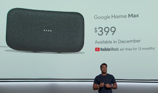 Google Home Max Launches In December 2017 For $399 Google Home Max Launches In December 2017 For $399