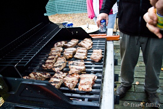 steak and beer...oh yeah!