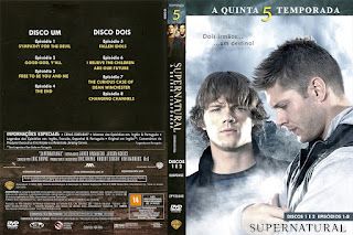 SOBRENATURAL TEMPORADA 5 CAPA DE DVD