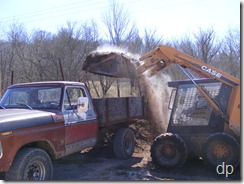 Loading the truck