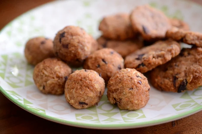 Galletas de avena con ciruela y almendra 