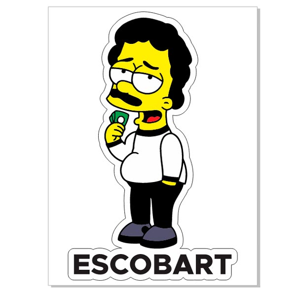 vectores sin copyright Escobart Simpson