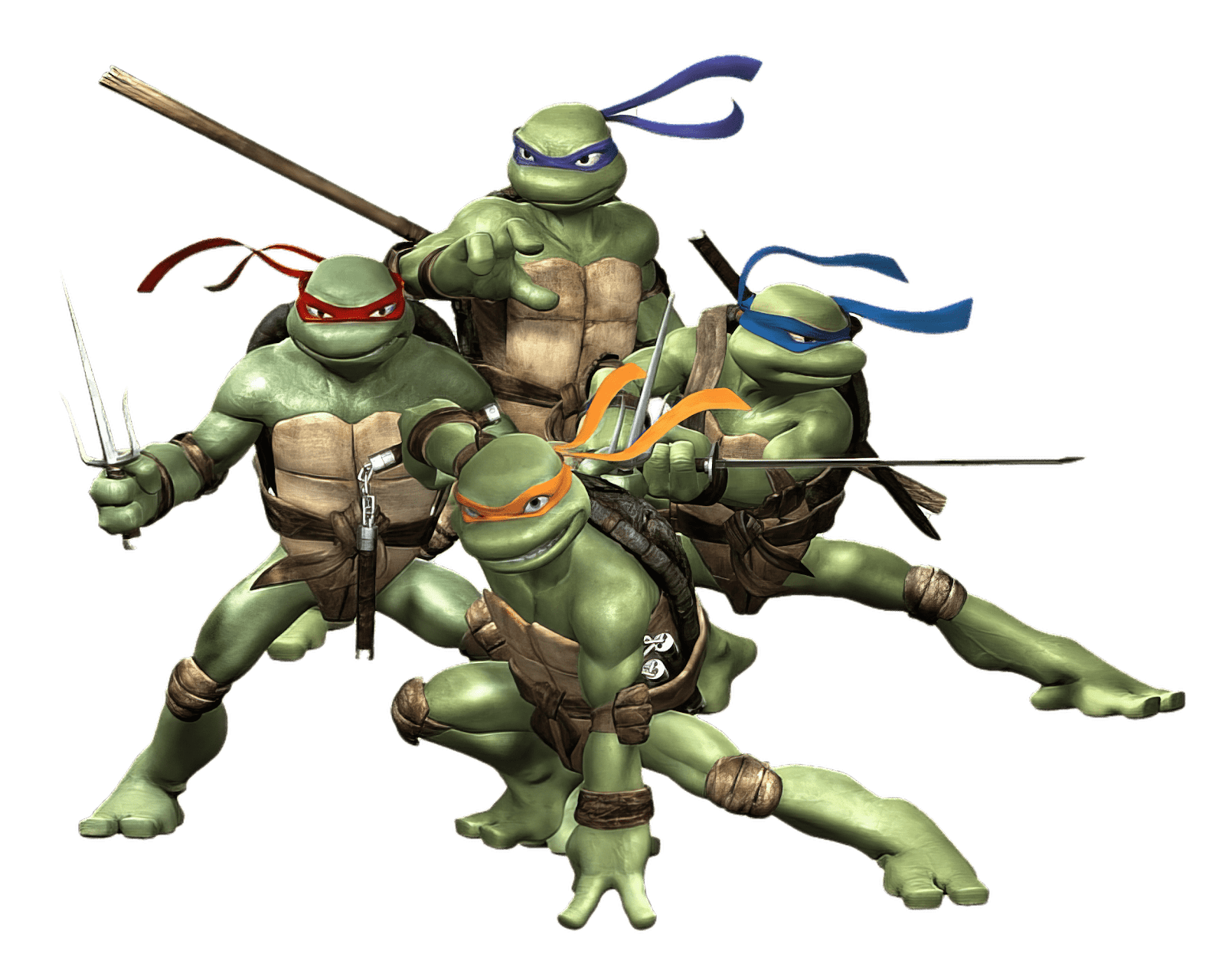 velké obrázky las tortugas ninja s průhledným pozadím v png formátu