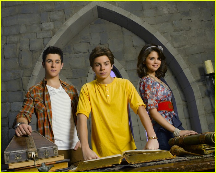 Photos of Selena Gomez Jake T Austin and David Henrie Wizards of Waverly