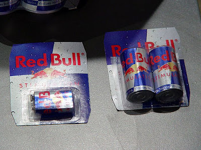 Red Bull Can Art Seen On www.coolpicturegallery.net