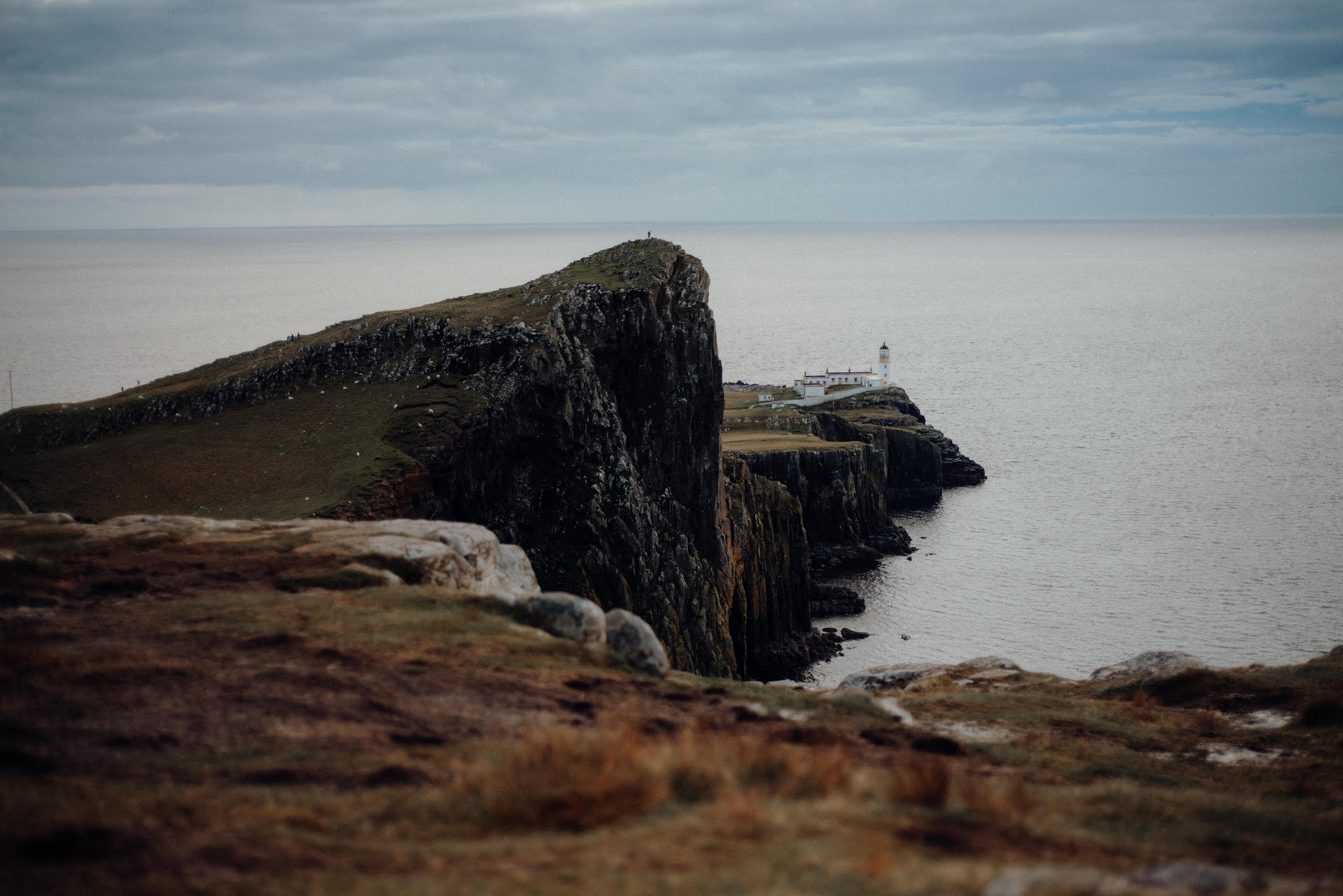 Neist Point Lighthouse, Skye scotland cliff