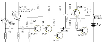 Alarm cahaya v.3 (detektor gerak)