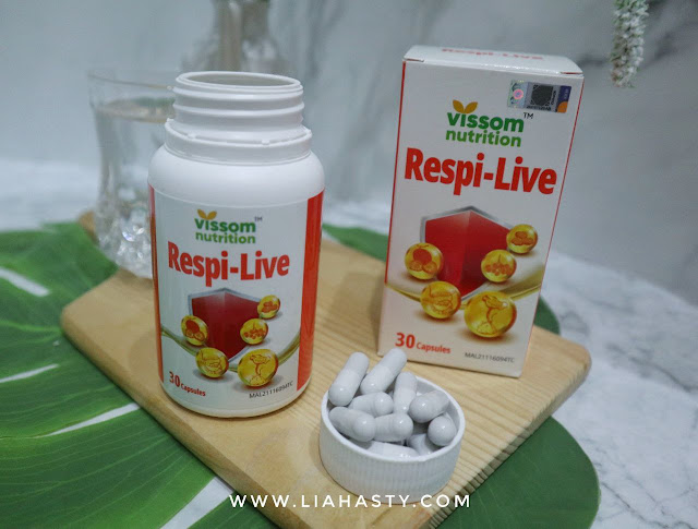 Produk Penjagaan Kesihatan Respi-Live & Vitamin C Plus dari Vissom Nutrition