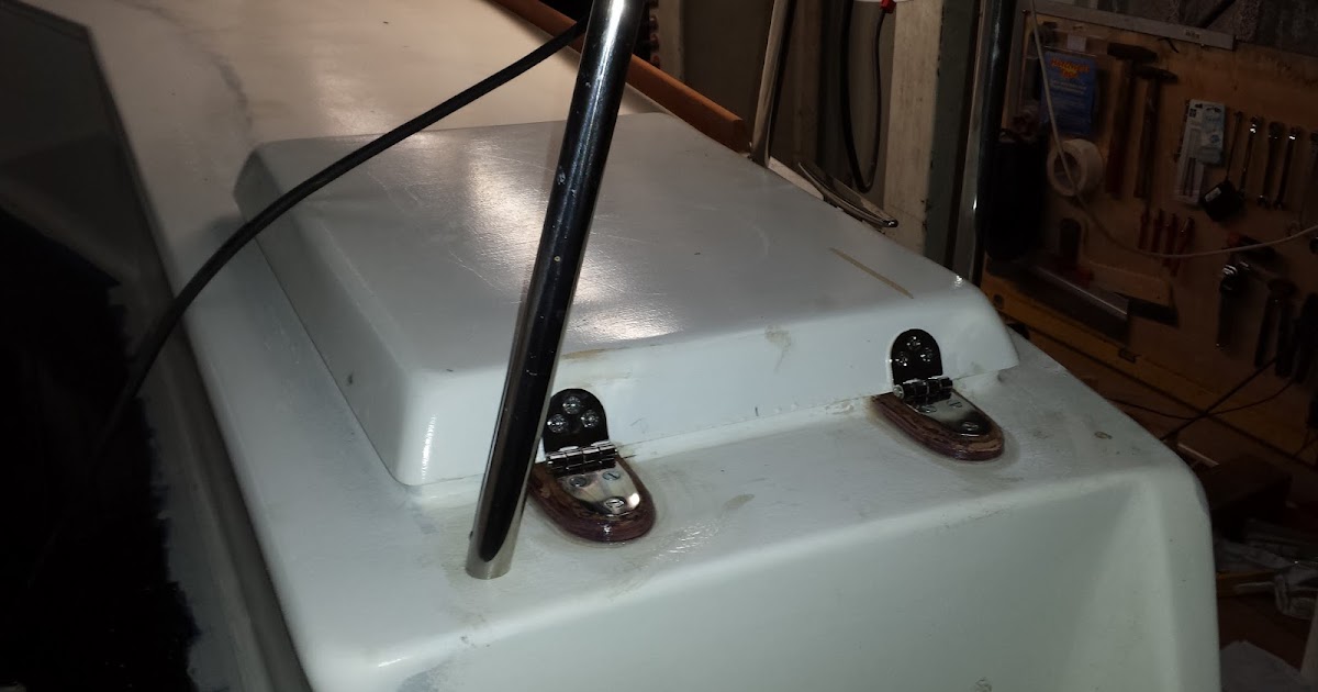 wooden boat building blog: storage hatch hinges