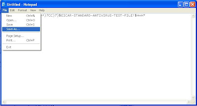 Notepad Save As