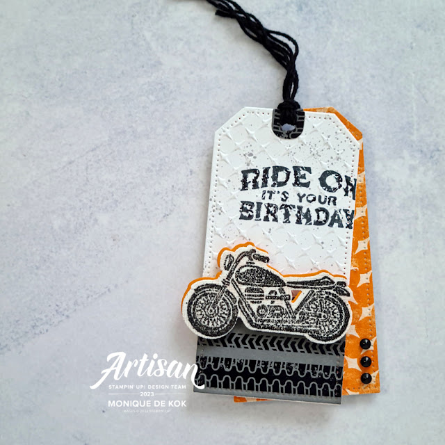 Ready to Ride, Legendary Ride, Artisan Designteam, Stampin Up, zelfgemaakte kaart, layout, bestellen,  Stampin met Monique