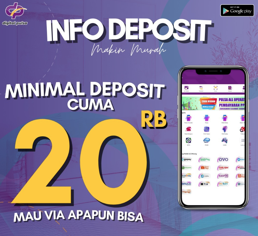 cara deposit isi saldo Digital pulsa